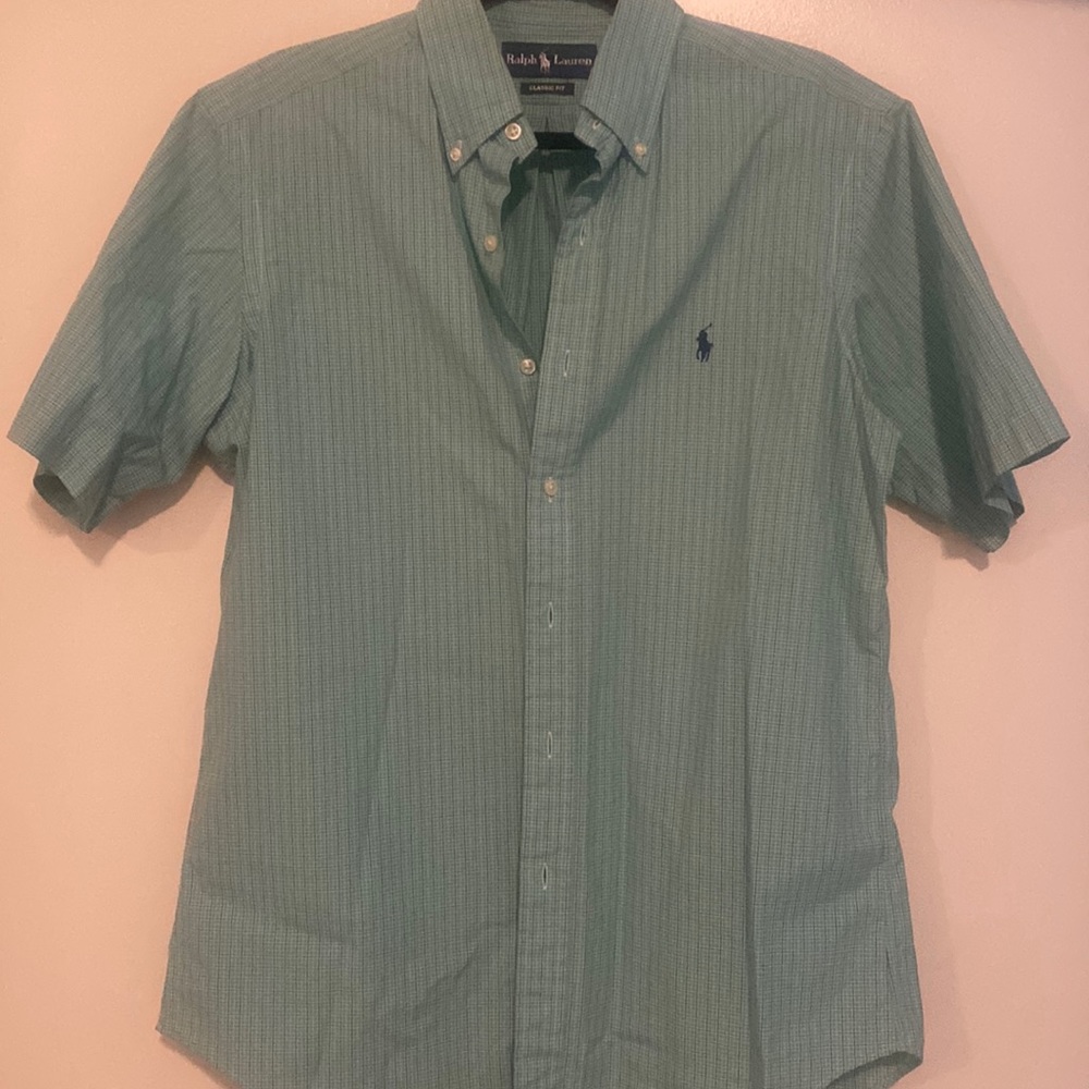Ralph Lauren striped short sleeve button down